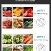 QCen 500W Centrifugal Juicer with Wide Mouth – Dual Speed, Black
